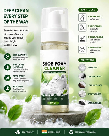 Shoe Cleaner Foam Spray