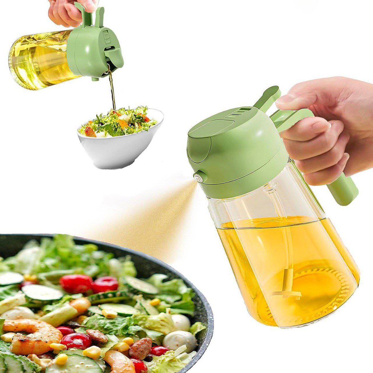 2-in-1  Oil Sprayer Bottle