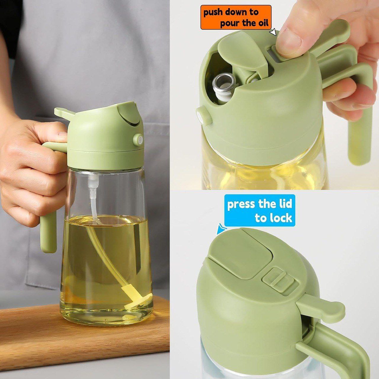 2-in-1  Oil Sprayer Bottle